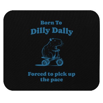 Discover Funny Unhinged Capybara Mouse Pads