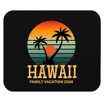 Discover Hawaii Family Vacation 2024 Mouse Pads