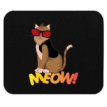 Discover Cat Pose Meow! Mouse Pads