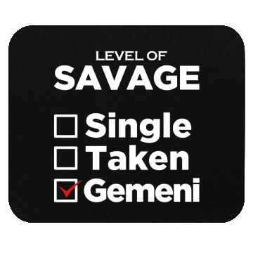 Discover Zodiac Single Taken Gemini Mouse Pads