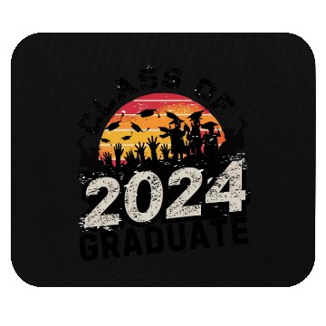 Discover Class Of 2024 Graduation Graduate Mouse Pads