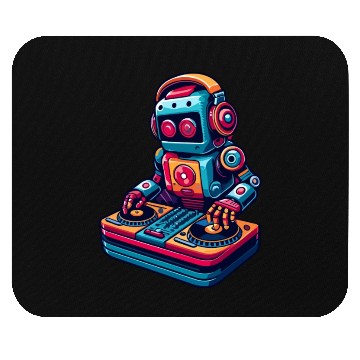 Discover Robot DJ: Beats of the Future Mouse Pads