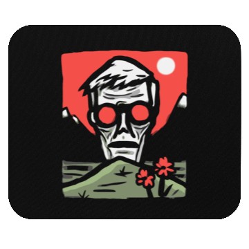 Discover Japan Red Sun Creepy Guy Mouse Pads