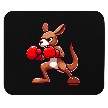 Discover Ring Champ Kangaroo: Boxing Bound Mouse Pads