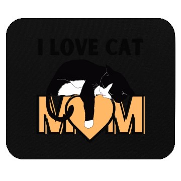 Discover I Love Cat Mom Cats Lover Mouse Pads