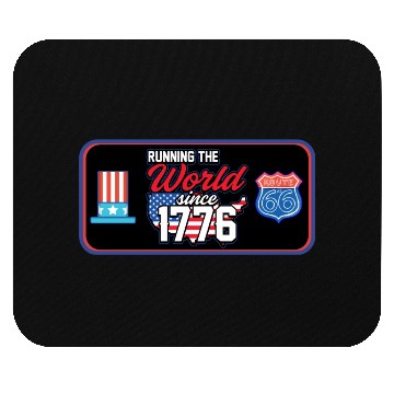 Discover RUNNING THE WORLD SINCE 1776 Mouse Pads