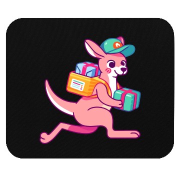 Discover Speedy Delivery: Kangaroo Courier Mouse Pads