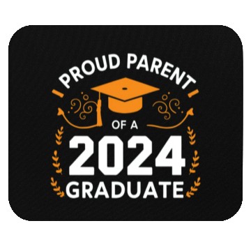 Discover proud parent of a 2024 graduate Mouse Pads