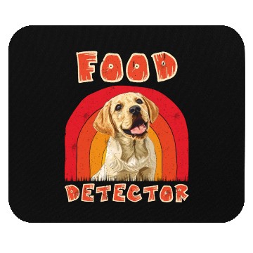 Discover Labrador Lovers FOOD DETECTOR Funny Labrador Mouse Pads