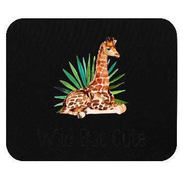 Discover Wild but cute giraffe Mouse Pads