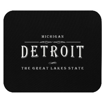 Discover Detroit (MI) USA Mouse Pads