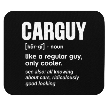 Discover Car Guy Definition Mechanic Auto Racing Car Lovers Mouse Pads