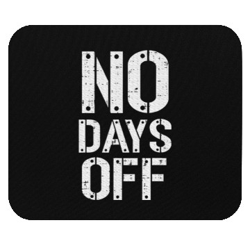 Discover Gym Workout No Days Off Fitness Training Motivate Mouse Pads