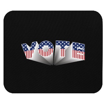 Discover Vote - Stars and Stripes Mouse Pads