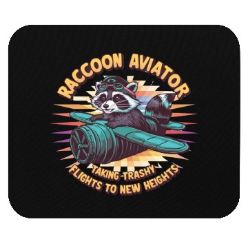 Discover Raccoon Aviator Mouse Pads