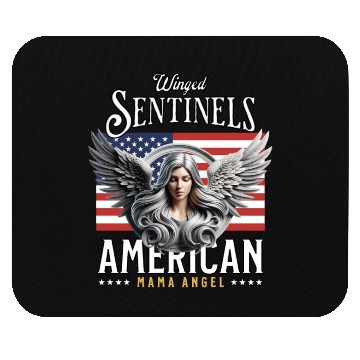 Discover American Mama Angel Mouse Pads