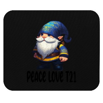Discover t21 gnomes Peace Love Mouse Pads
