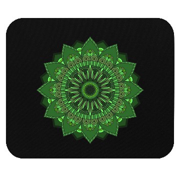 Discover Mandala for Heart Chakra Zunaria Pattern Mouse Pads