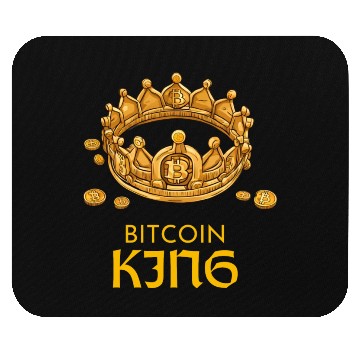 Discover bitcoin king Mouse Pads