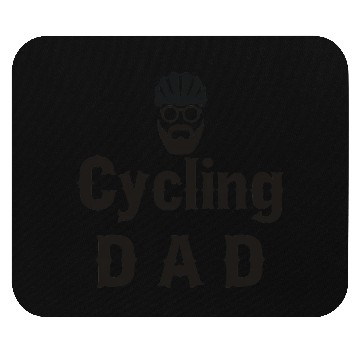 Discover Cycling Dad Bicycle Mouse Pads