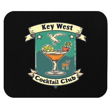 Discover Key West Cocktail Club Mouse Pads