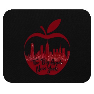 Discover NYC Skyline Apple: Creative Mouse Pads