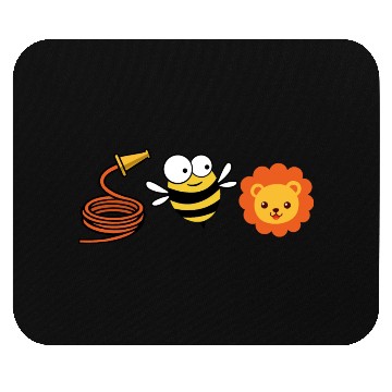 Discover Hose Bee Lion Funny Who's Be Lying Mouse Pads