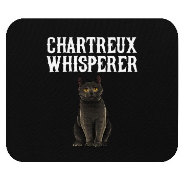 Discover Chartreux Wisperer Cat Lover Mouse Pads