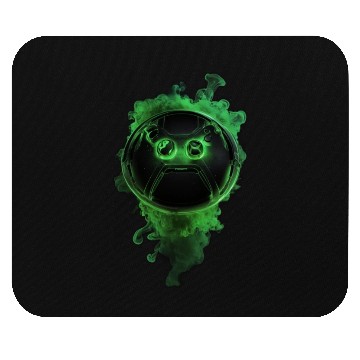 Discover Green Neon Xbox Print Mouse Pads