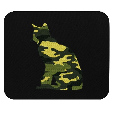 Discover Military Burmese Camo Men Print US Cat Kitty Mouse Pads