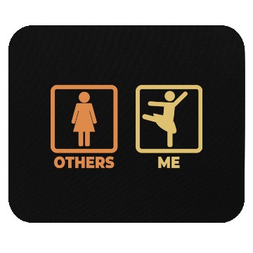 Discover Ballet Stickfigures Mouse Pads