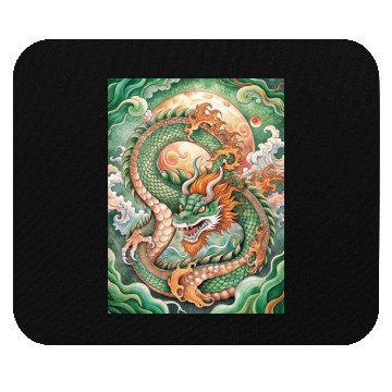 Discover Traditional Chinese Dragon Ink Style Mouse Pads