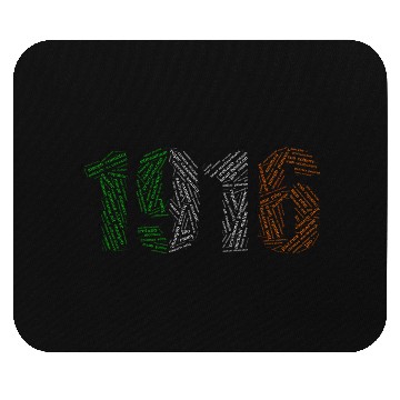 Discover Easter 1916 Wordcloud Mouse Pads