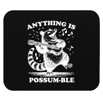 Discover Possum with a guitar Mouse Pads