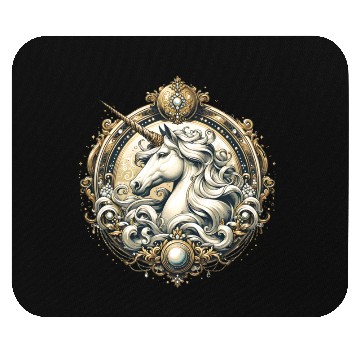 Discover majestic unicorn artfully decorated Mouse Pads