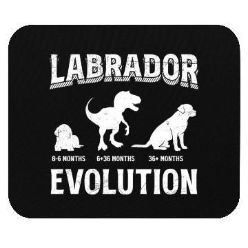 Discover Labrador EVOLUTION Labrador Lovers Funny Mouse Pads