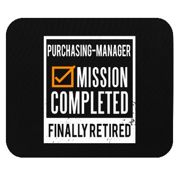 Discover Retirement - Retired Purchasing-Manager Mouse Pads