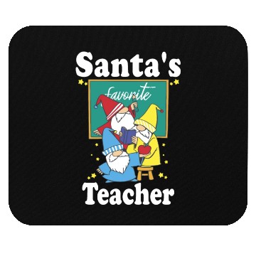Discover Christmas Elfs Gnomes Santas Teacher Mouse Pads