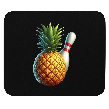 Discover bowling ball and pineapple Mouse Pads