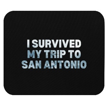 Discover My Trip Traveler Vacation San Antonio Mouse Pads