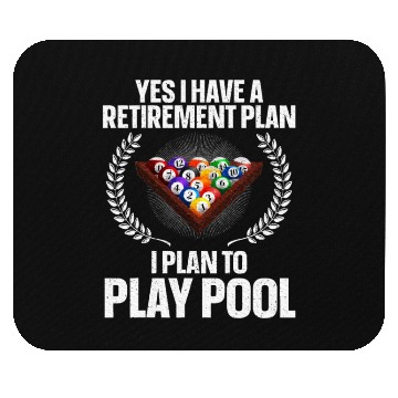 Discover Cool Pool Design For Men Women Billiards Lover Mouse Pads