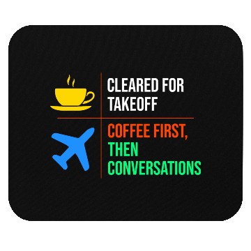 Discover Air Traffic Controller Coffee ATC Aviation Humor Mouse Pads