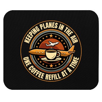 Discover Air Traffic Controller Coffee ATC Aviation Humor Mouse Pads