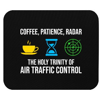 Discover Air Traffic Controller Coffee ATC Aviation Humor Mouse Pads
