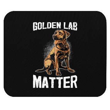 Discover Golden Labrador GOLDEN LAB MATTER Labrador Mouse Pads