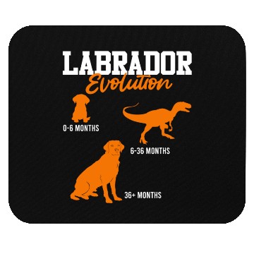 Discover Labrador EVOLUTION Labrador Lover Labrador Mouse Pads