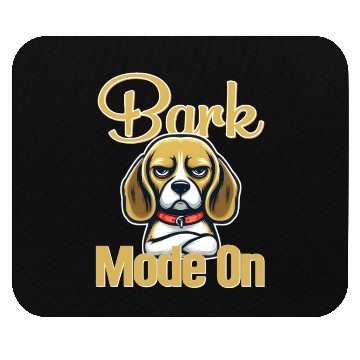Discover Bark Mode On beagle Mouse Pads
