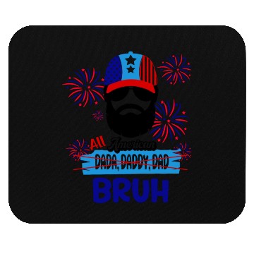 Discover Mens Novelty fun U.S. for All American Dada Daddy Mouse Pads