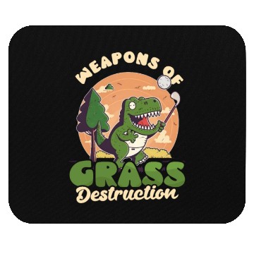 Discover Golfing Weapons Of Grass Destruction Mouse Pads