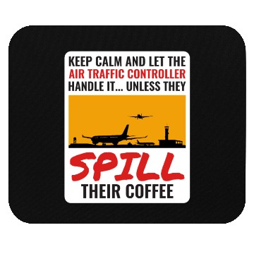 Discover Air Traffic Controller Coffee ATC Aviation Humor Mouse Pads